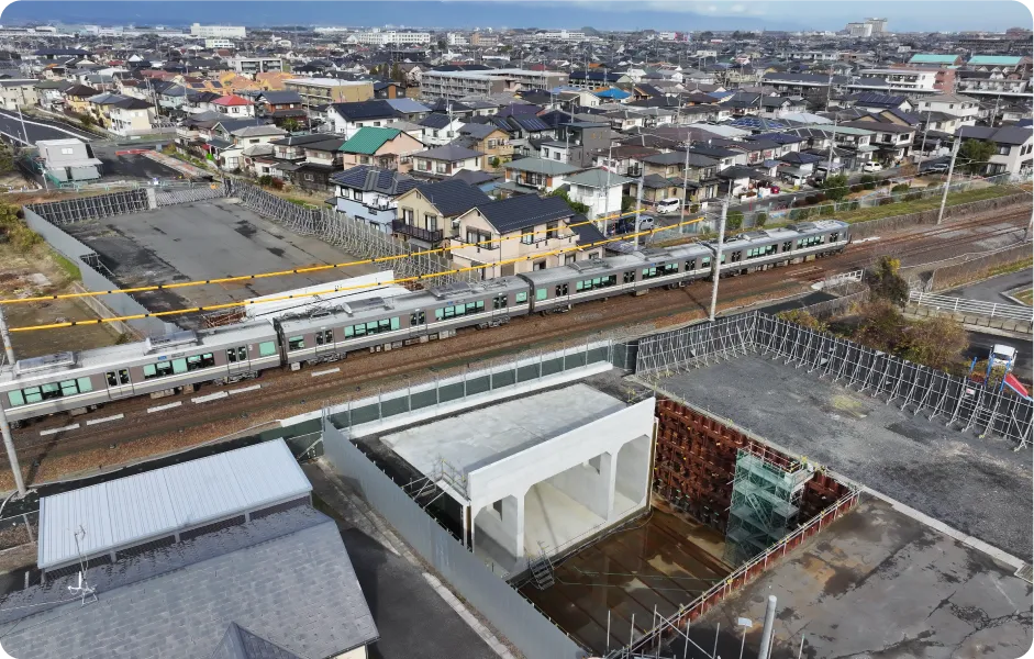 守山・栗東大門野尻線架道橋新設工事