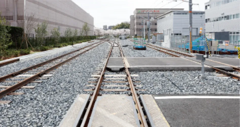 線路実習施設（軌道延長約420m）